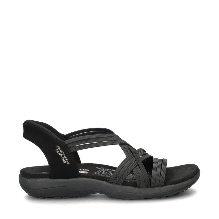 Skechers Hands Free Slip-Ins Reggae Slim sandalen – Zwart