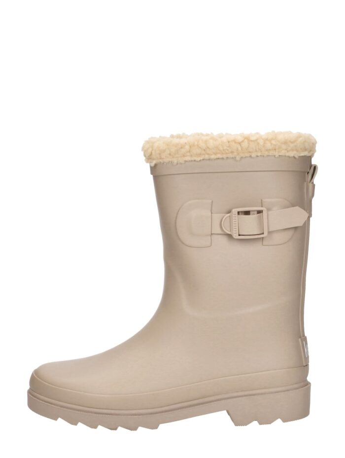 Keq Rainboots Fur – Beige