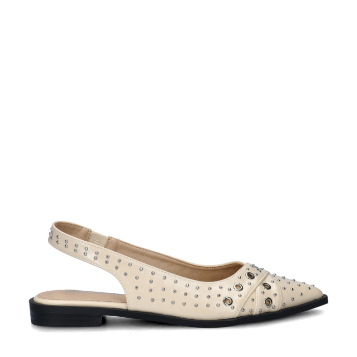 Nelson ballerinas & instappers – Wit