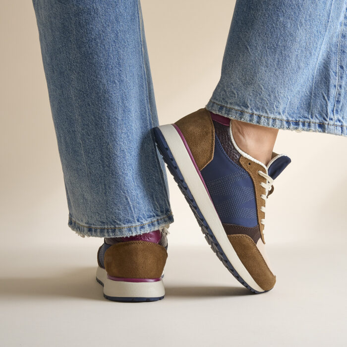 Woden Ronja Sneakers cognac Suede