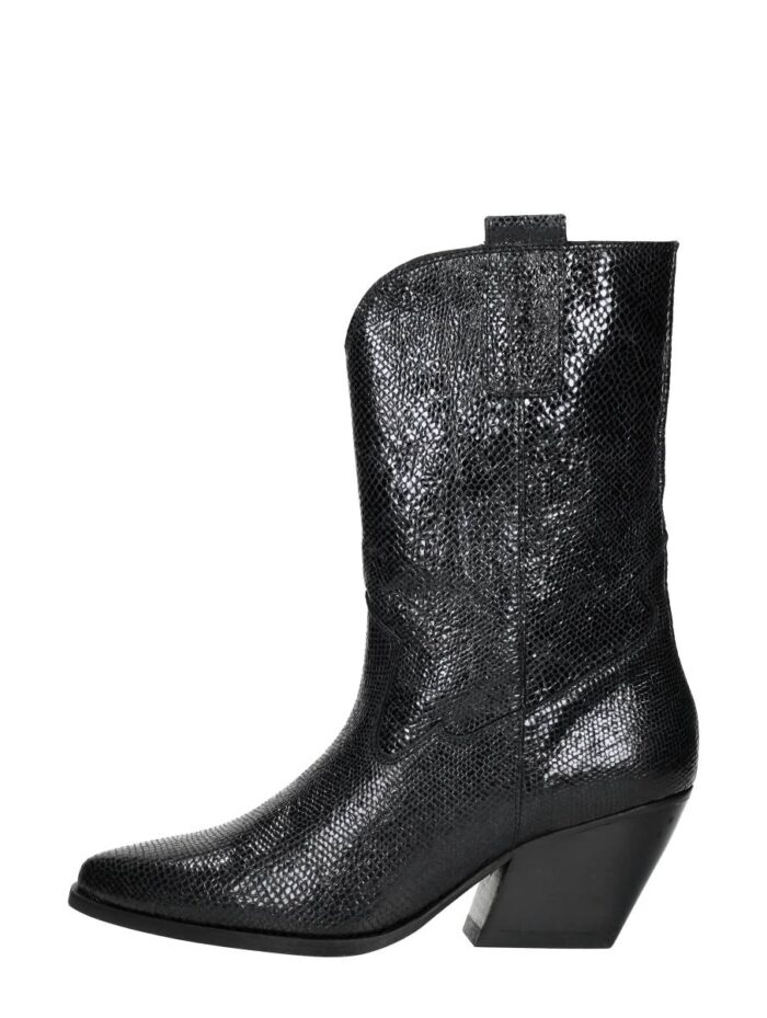 Red Rag Western Boots – Zwart