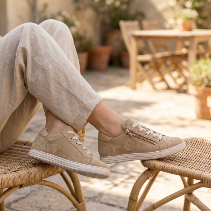 Aqa Sneakers cognac Suede