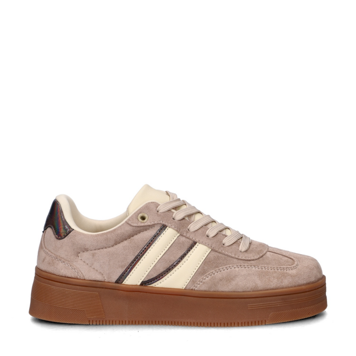 Nelson lage sneakers – Bruin