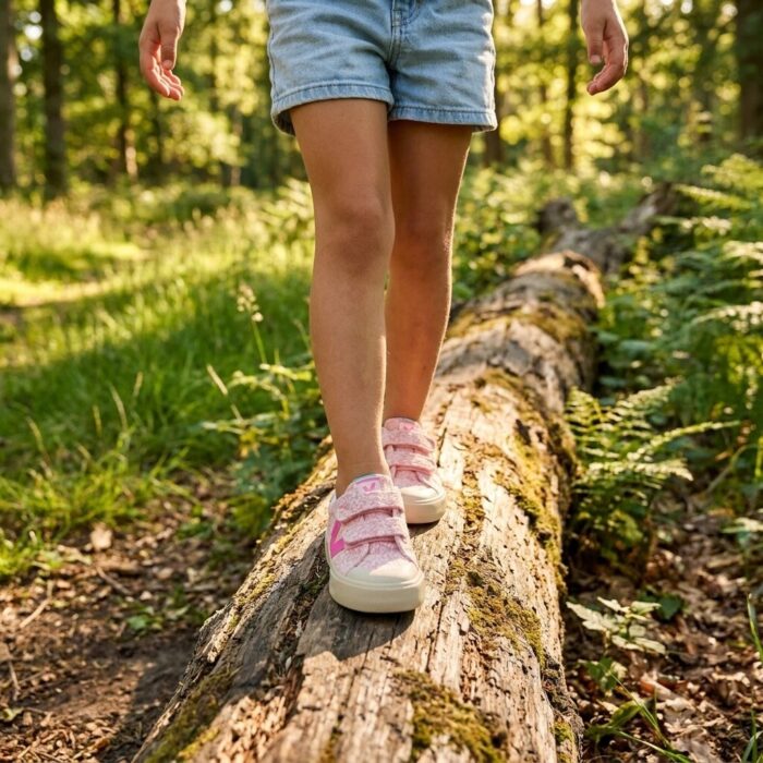 Victoria Tribu Minimalisata Lona Sneakers roze