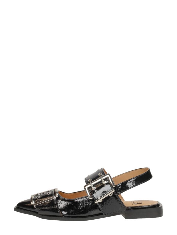 Sub55 Slingbacks Zwartlak – Zwart lak