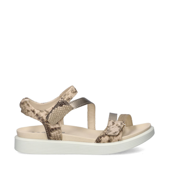 ECCO Soft Sandal sandalen – Beige