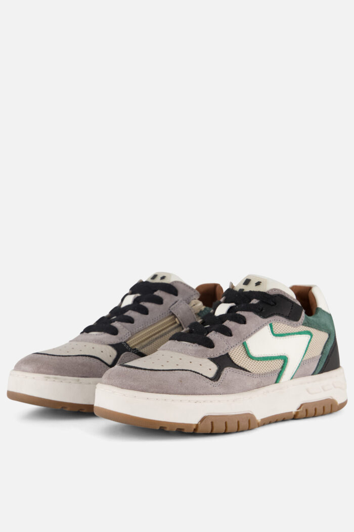 Muyters Sneakers grijs Leer