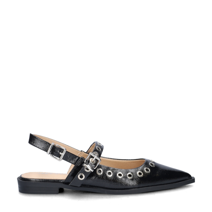 Nelson ballerinas & instappers – Zwart