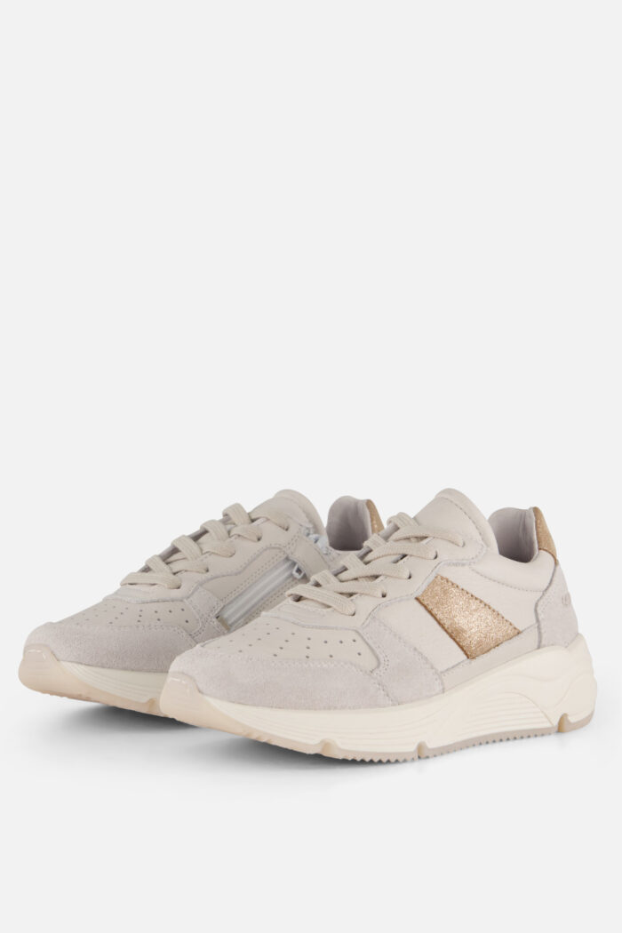 Giga Sneakers wit Leer