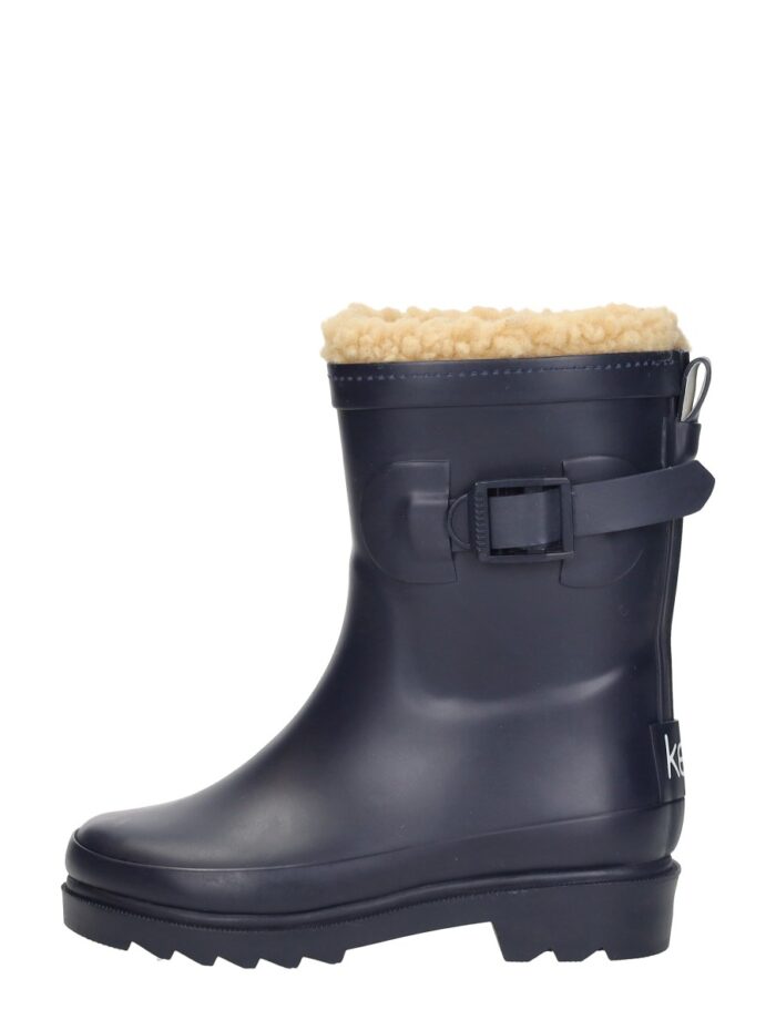 Keq Rainboots Fur – Blauw