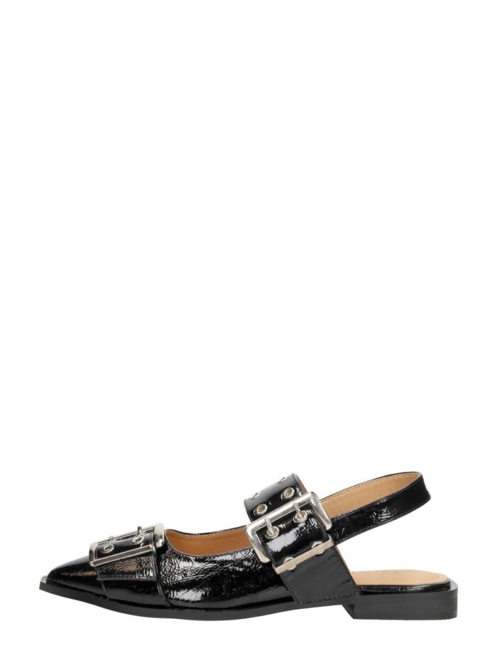 Shoecolate Slingbacks Zwartlak – Zwart lak