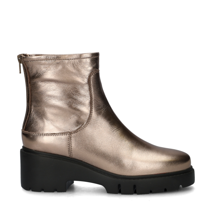 Unisa Jorge rits- & gesloten boots – Brons