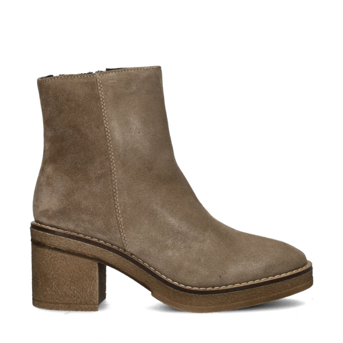Nelson rits- & gesloten boots – Bruin