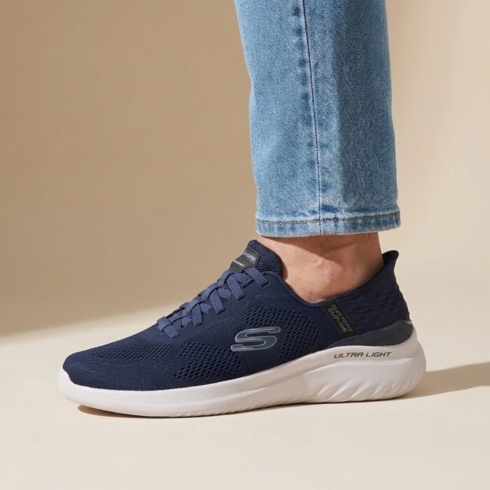 Skechers Slip-in Bounder 2.0 Instappers blauw