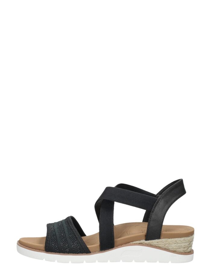 Bobs From Skechers Bobs Arch Fit Beach Kiss – Zwart