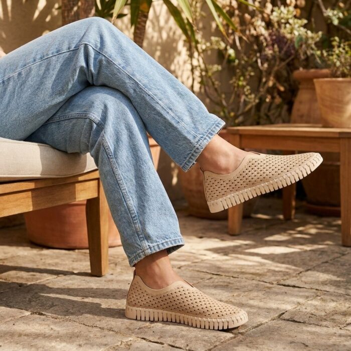 Ilse Jacobsen Tulip 3074 mocassins & loafers – Beige