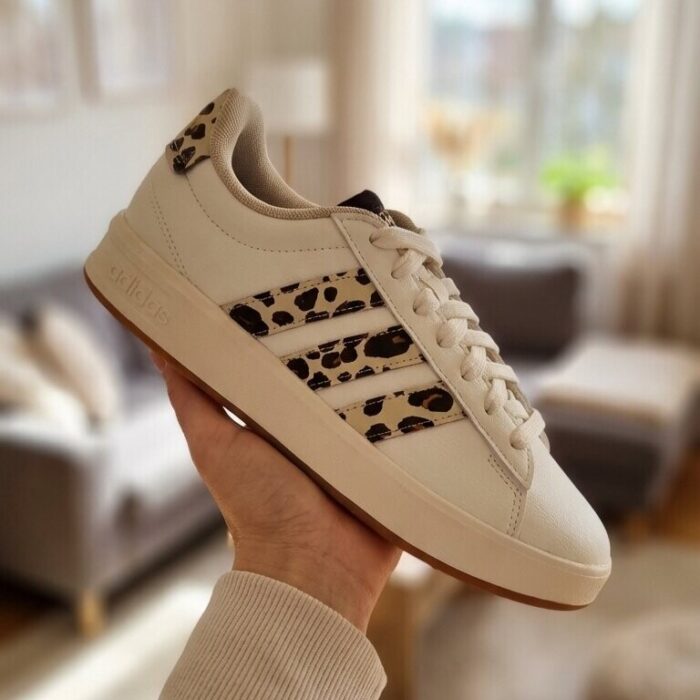 Adidas Grand Court 3.0 Sneakers wit Synthetisch