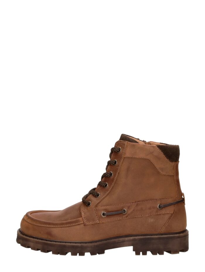 Keq Veterschoenen Hoog – Cognac