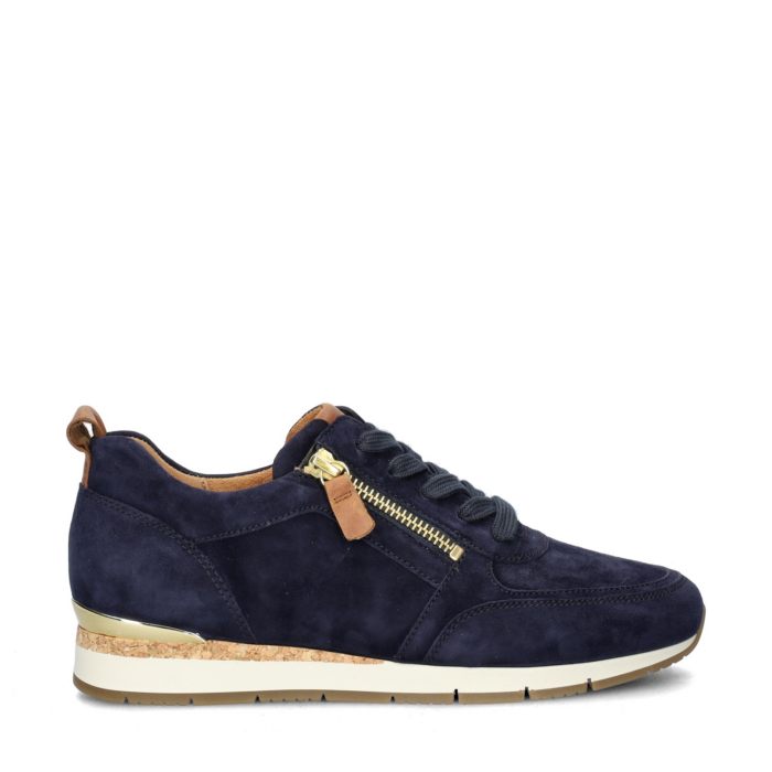 Gabor Best Fitting lage sneakers – Blauw