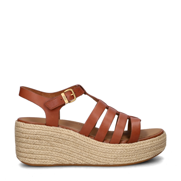 FitFlop Platform sleehak – Cognac