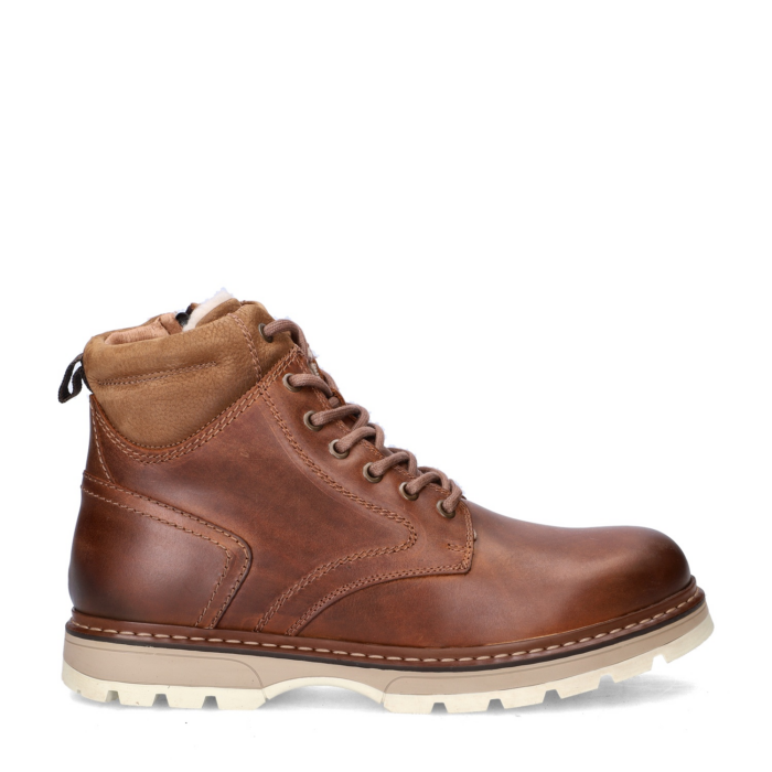 Nelson veterboots – Cognac