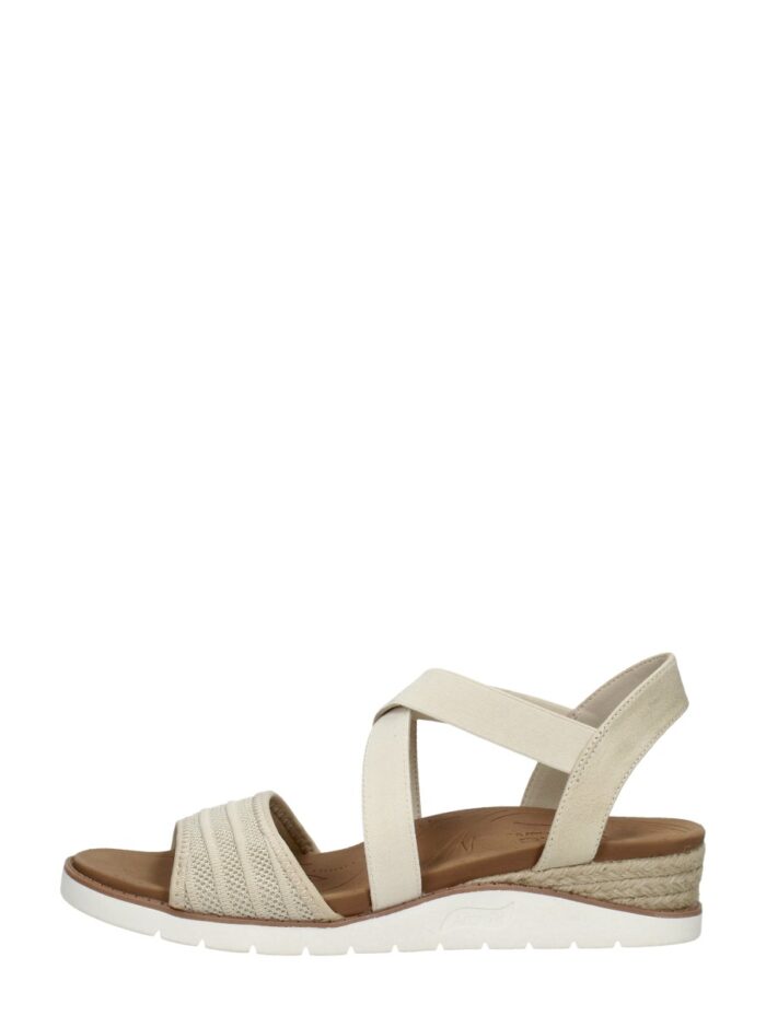 Skechers Bobs Arch Fit Beach Kiss Sandalen beige