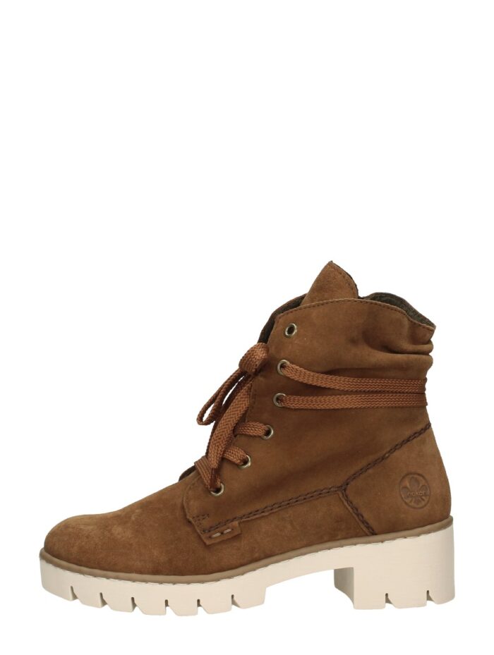 Rieker Veterschoenen Hoog – Donkerbruin