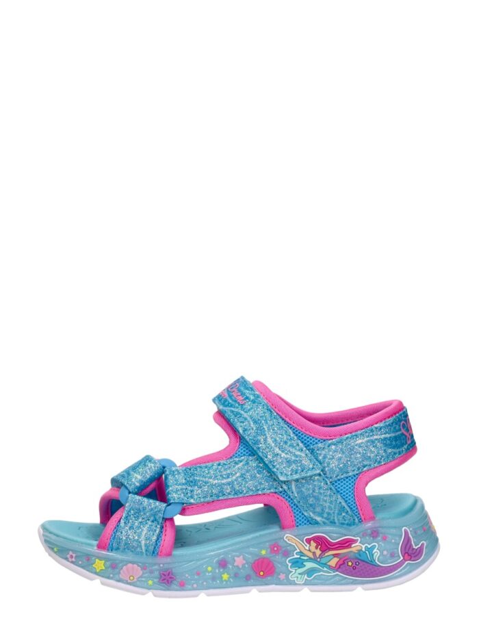 Skechers S Lights Mermaid Dreams sandalen – Blauw