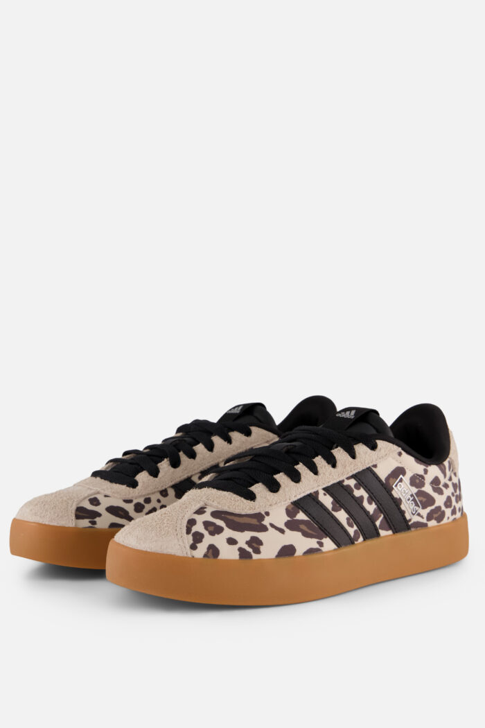 Adidas VL Court 3.0 Sneakers Leopard grijs