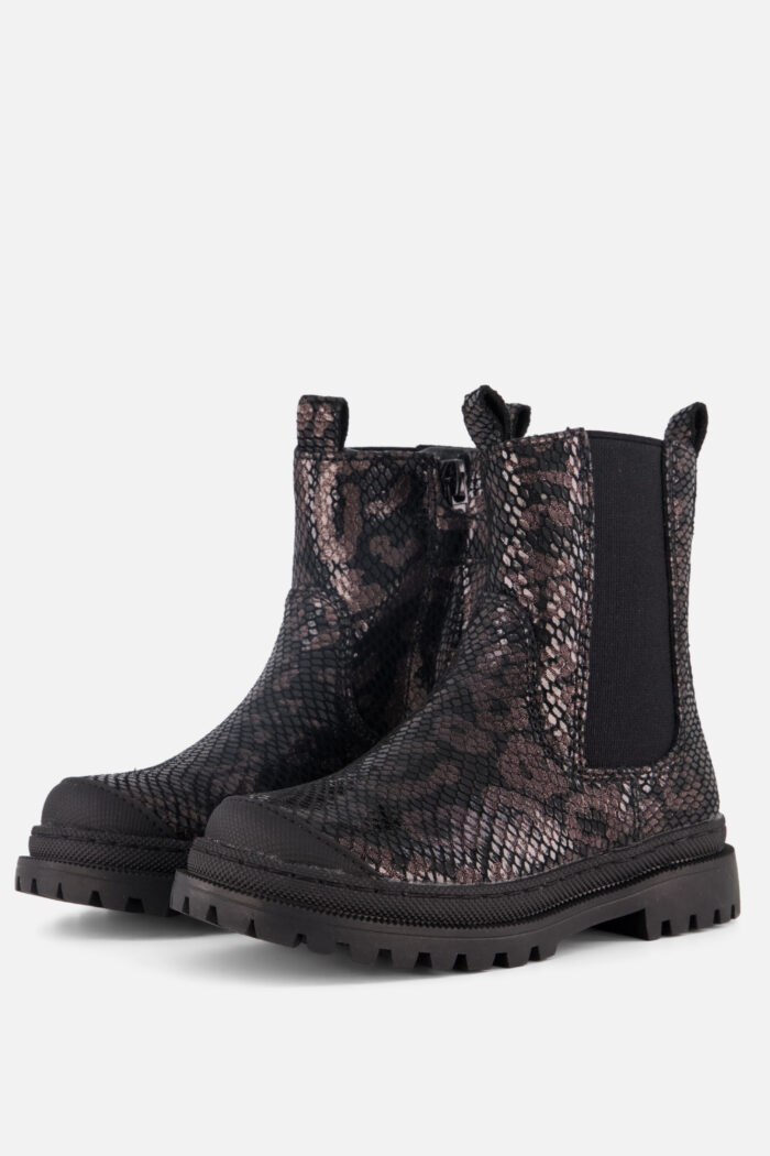 Shoesme New Tank Chelsea boots zwart Leer
