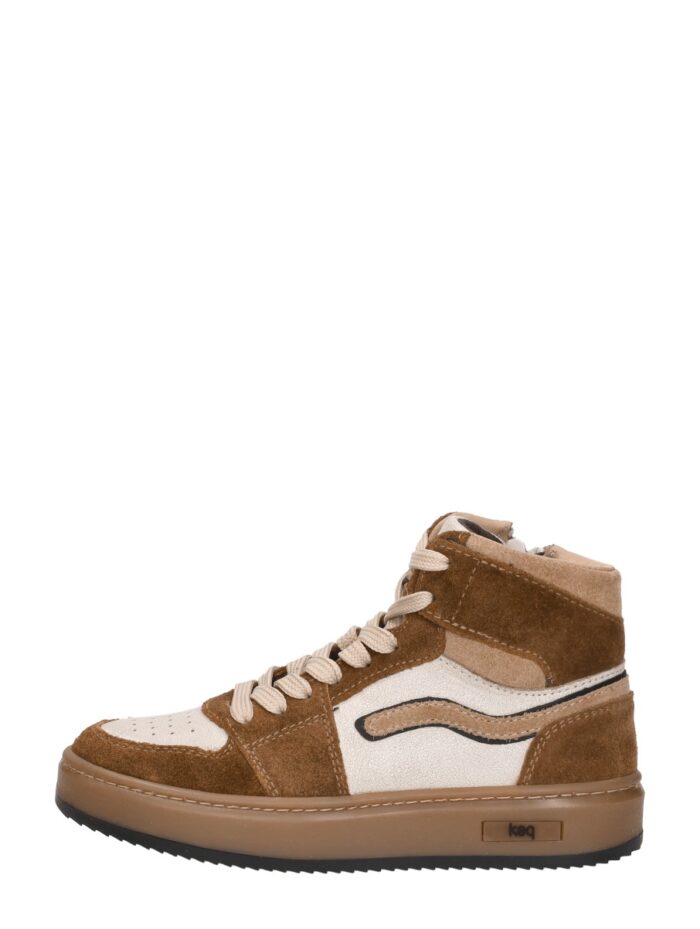 Keq Veterschoenen Hoog – Cognac