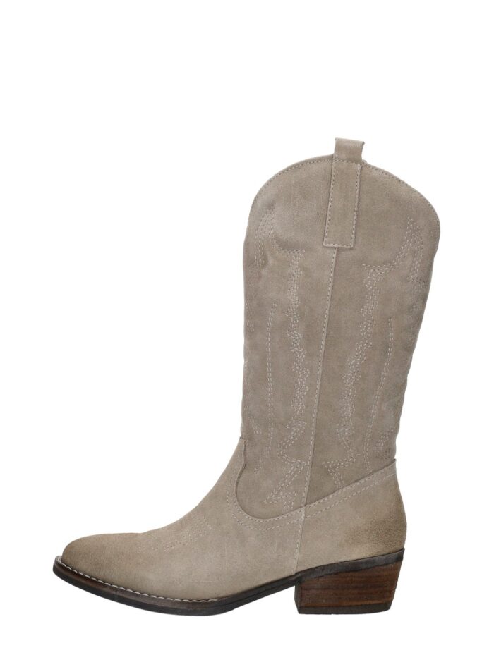 Sub55 Western Boots – Beige