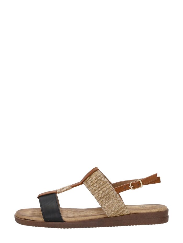 Sub55 Sandalen Plat – Zwart