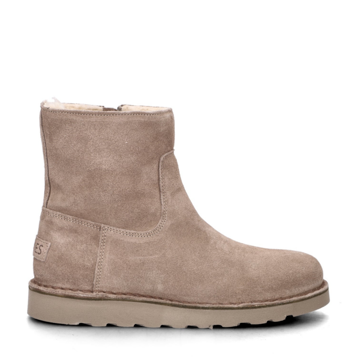 Shabbies Amsterdam Palissa Mila Zip gevoerde boots – Taupe