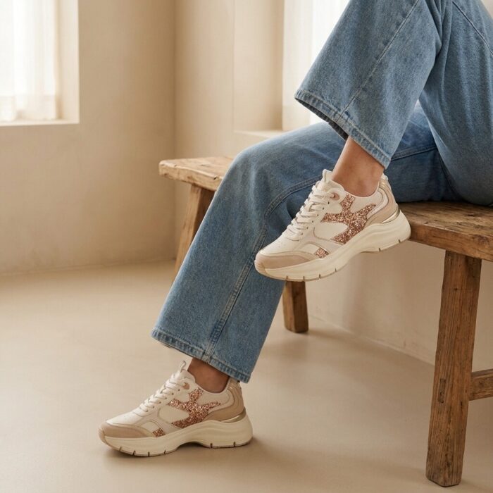 Tamaris Sneakers wit Synthetisch