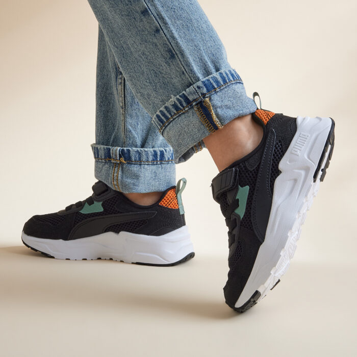 Puma Trinity Lite Mid Sneakers zwart Textiel