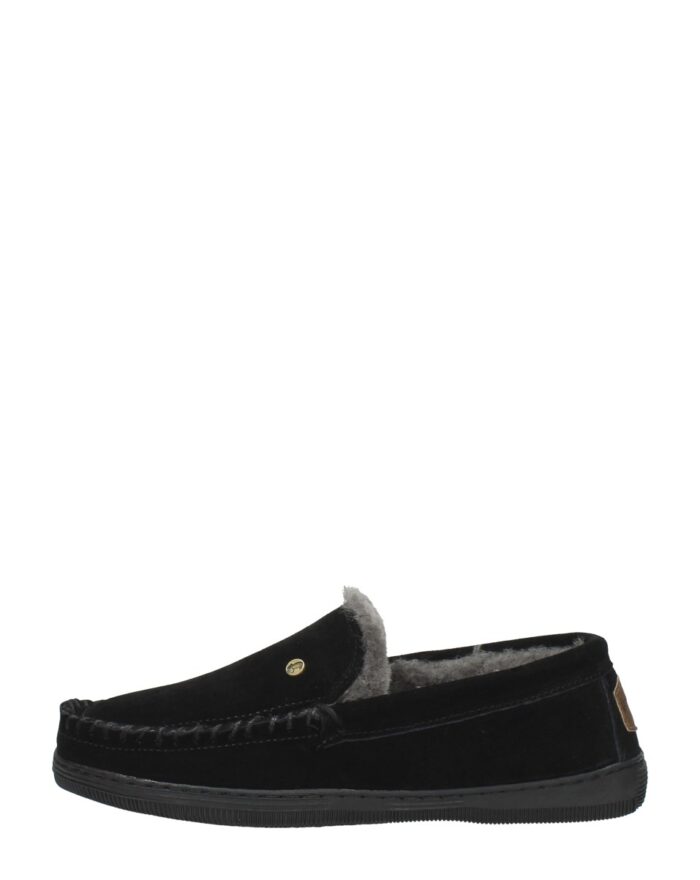Warmbat Australia Grizzly pantoffels – Zwart