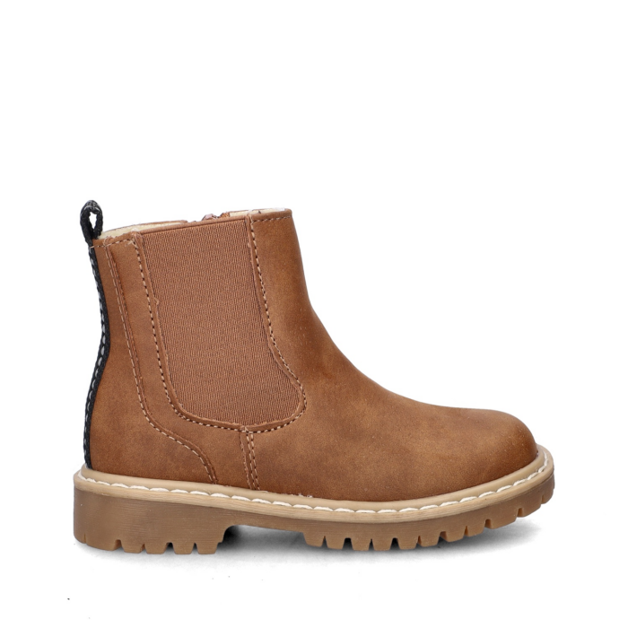 Nelson Kids rits- & gesloten boots – Cognac
