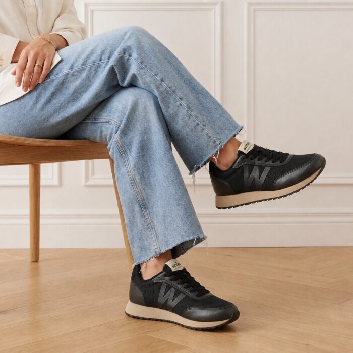 Woden Sonja Sneakers zwart