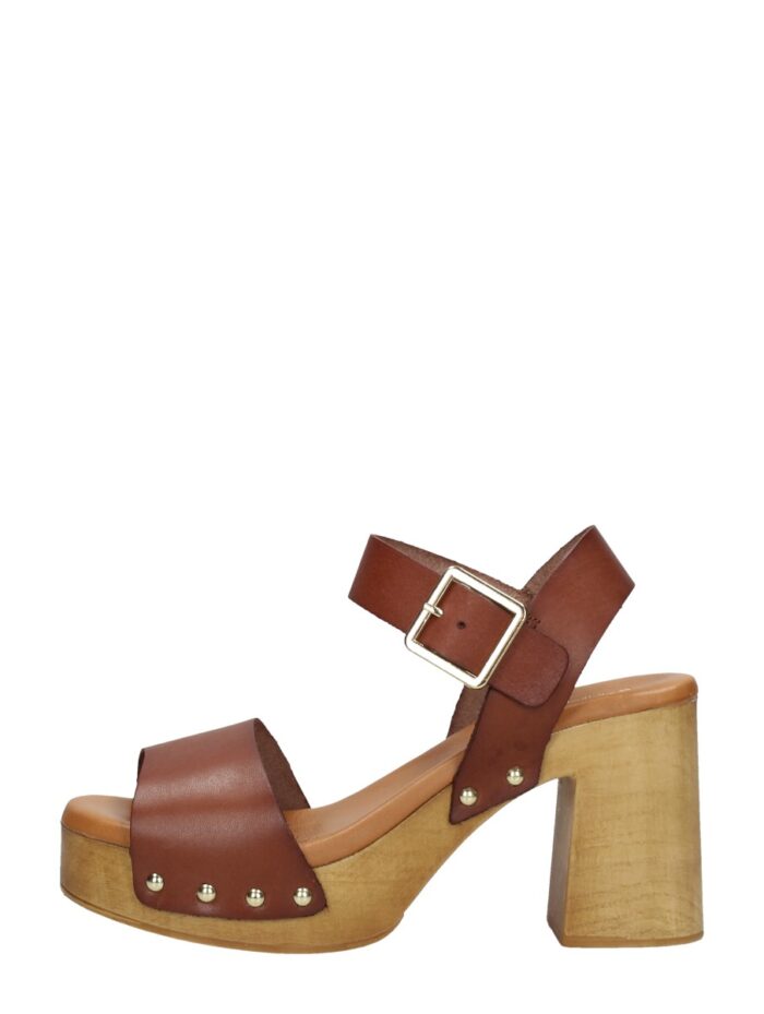 Red Rag Sandalen Hak – Cognac