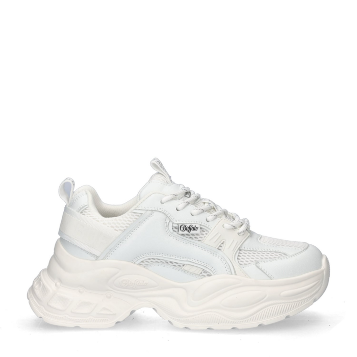 Buffalo Yuno lage sneakers – Wit