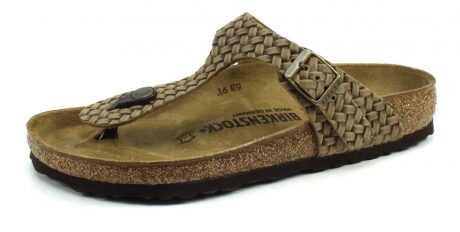 Birkenstock online slippers Gizeh Bruin BIR30 – Bruin,Zwart
