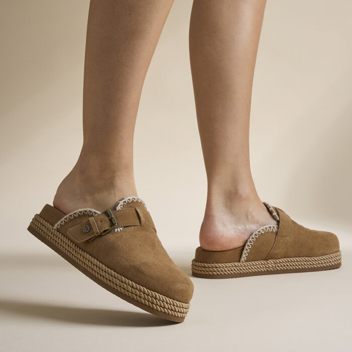 Warmbat Warrego Slippers cognac Suede