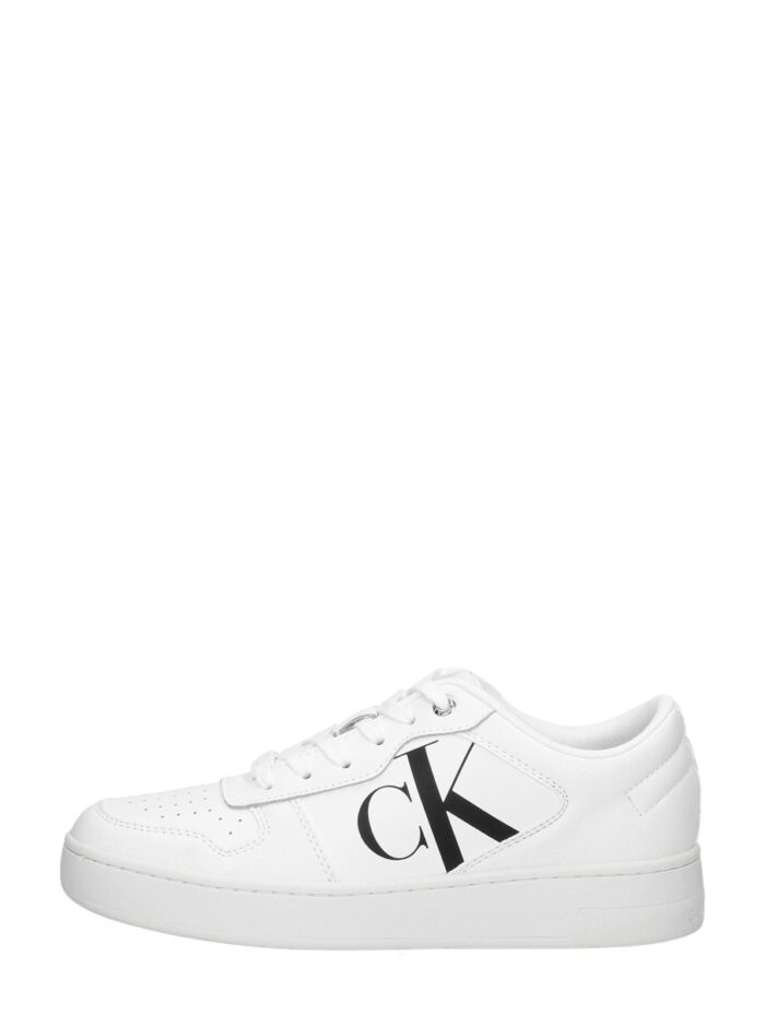 Calvin Klein Cupsole Laceup Basket Low Lth – Wit
