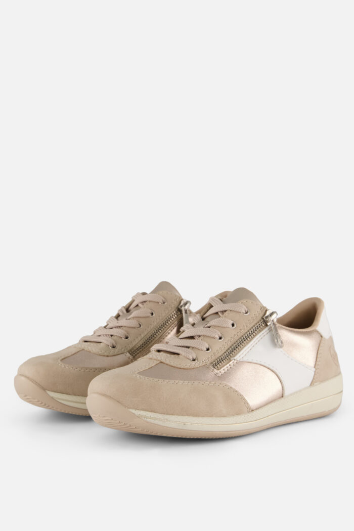 Rieker Sneakers beige Synthetisch – Taupe