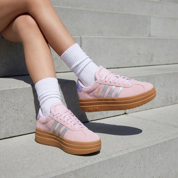 Adidas VL Court Bold Sneakers roze Leer