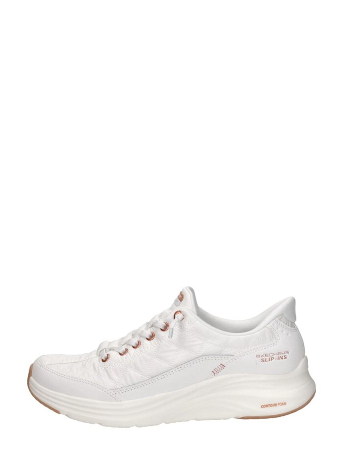 Skechers Hands Free Slip-Ins Contour lage sneakers – Wit