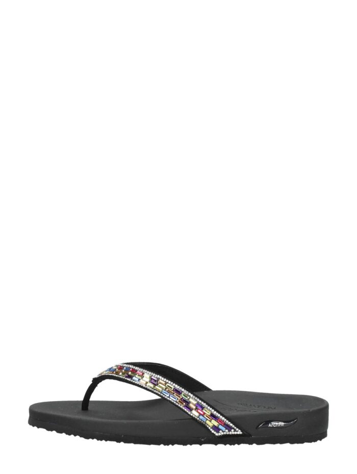 Skechers Meditation Arch Fit slippers – Zwart