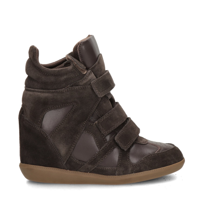 Shoecolate hoge sneakers – Bruin