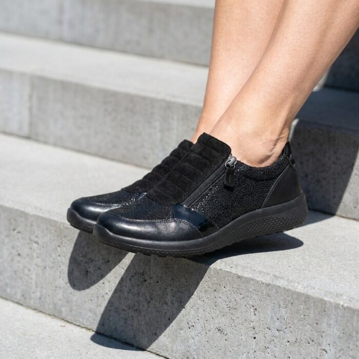 Feyn Kira 33 Sneakers zwart Leer K-Leest